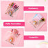 Reginary 50 Pcs Inspirational Gifts Bulk - Cosmetic Bag EVA You Are Braver Makeup Bag for Women