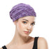 Silk Satin Lined Bonnet Sleep Cap - Adjustable Hair Wrap Cover for Curly Hair Protection for Women and Men - Heather