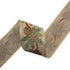 Jute Swirl Wired Ribbon Pinecone Christmas Burlap, 2-1/2 Inch x 11 Yards for Gift Wrapping, Bow Making, Wreath, DIY