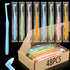 48 Pcs End Tuft Toothbrush Individually Wrapped, Small Head Reusable Orthodontic Toothbrush for Detail Cleaning