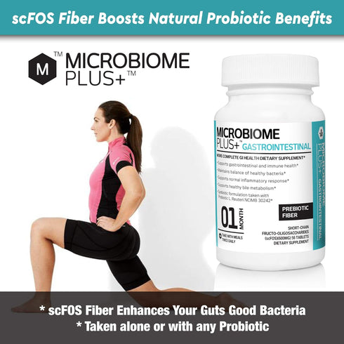 Prebiotics scFOS Prebiotic Fiber - GI Digestive Supplements, Allergy Safe & Gluten-Free for Men and Women (1 Month