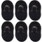 Pocket Hair Palm Combs - Portable Beard Brush, Plastic Palm Finger Hand Brush for Home Travel Use (6 Pack)