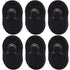 Pocket Hair Palm Combs - Portable Beard Brush, Plastic Palm Finger Hand Brush for Home Travel Use (6 Pack)