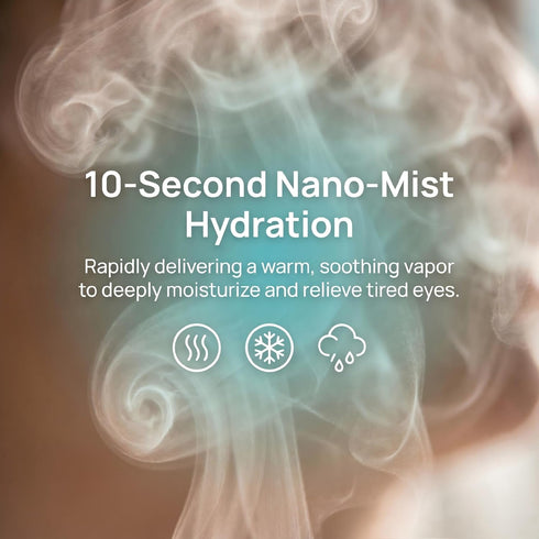 VidaLyn Heated Nano Eye Mist Sprayer, Warm Compress Eye Steamer for Dry Eyes & Stye, Portable USB Rechargeable Eye