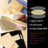 100 PCS Resealable Bags, Stand Up Kraft Paper Bags with Matte Window, Zipper Lock Food Storage Bags