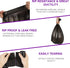 Ryobyo Ultra Thick Black Small Trash Bags, 4 Gallon, Unscented, 180 Counts, Protect Your Privacy for Kitchen Bathroom