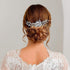 Yean Wedding Hair Comb - Silver Rhinestones Opal Crystal Vintage Bridal Hair Clips Accessories for Brides and