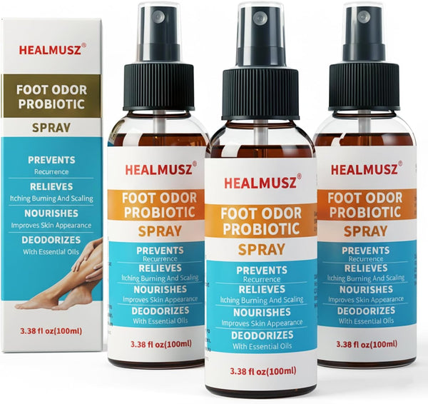 HEALMUSZ Athletes Foot Spray Antifungal,Foot Fungus Treatment for Fast Relief,Itch & Odor