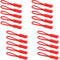 Red Snail 20PCS Zipper Pull - Bright Replacement Nylon Pulls Tab for Backpacks