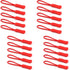 Red Snail 20PCS Zipper Pull - Bright Replacement Nylon Pulls Tab for Backpacks