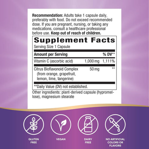 Strength(1) Immune 1,000 250 (Packaging Nature's Way Extra Vitamin C with Bioflavonoids, Supports Health*, Promotes