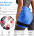 Atsuwell XL Hip Ice Pack Wrap - Gel Cold Pack for Bursitis Pain Relief, Soft Plush Lined for Hip Injuries