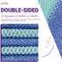 Heavy Duty Non-Scratch Double Sided Soft Scrubber for Dish Scrubber for Dishes & Pots (3Pcs) - Best Replacement dishwashing Scrub Sponge - Try Our Alternative Dish Washing Scrubber Korea Made