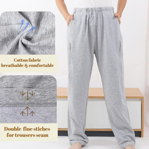 YingXue Catheter Leg Bag Pants, Urine Bag Holder Pants for Men/Women