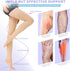 NOMIYEI 20-30 mmHg Thigh High Compression Stockings for Women, Open Toe with Stay-Up Dot-Top - Relief for Varicose