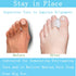 Pack of 12 Gel Toe Separator, 1/4" Thick Big Toe Spacers, Single Loop Corrector and Spacer for Bunions (Clear)