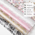 Gloreyan 20 Sheets Flower Wrapping Paper with Butterfly, Waterproof Floral Gift Packaging Material for DIY Craft