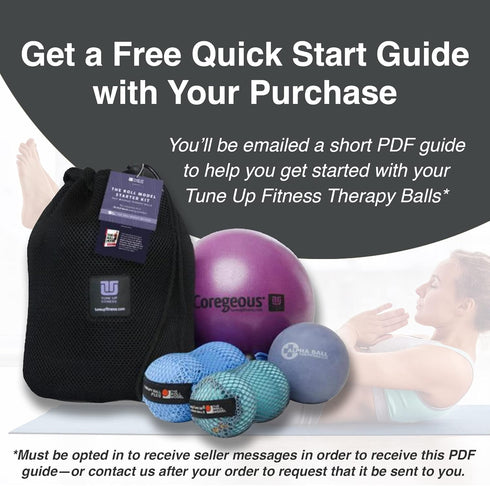 Tune Up Fitness Coregeous Ball | Psoas Release Tool for Abdominal, Belly & Lower Back Relief | Exercise Ball (Graphite)