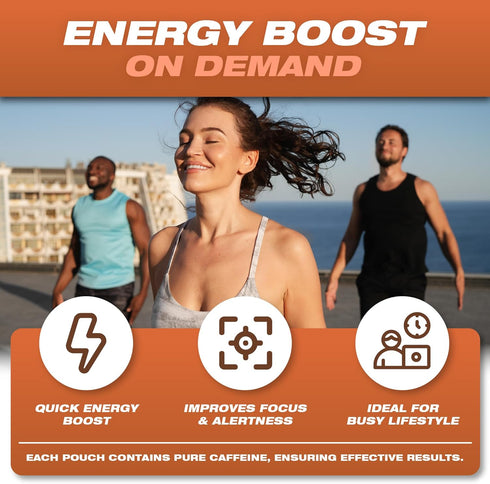 Wild Pouches 60mg 20 Wild Caffeine Pouches Nicotine Free Caramel Coffee - x Energy Pouches - Caffeine Pouch