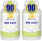 Our Daily Vites L-Methylfolate 1mg, Maximum Strength Active Folate, 90 Count Vegetarian Capsules (Pack of 2)