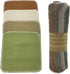 Reusable Paper Towel Rolls 20 Pack, Washable Napkin Cloth Value Set of 4 Colors, 100% Cotton, Super Soft