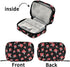 Ollabaky 7 Cute Mushroom Pill Case, Portable Weekly Pill Box Bag Container Days Pill Organizer Vitamin Supplement