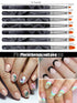 TOROKOM 19Pcs Acrylic Nail Brush Set, Nail Brushes for Nail Art Pen, Gel Nail Polish Brush, Nail Design Brush