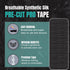 Heali Kinesiology Tape with Magnesium and Menthol - 20 Pcs Precut Strips for Muscle and Joint Pain Relief, Black Zebra
