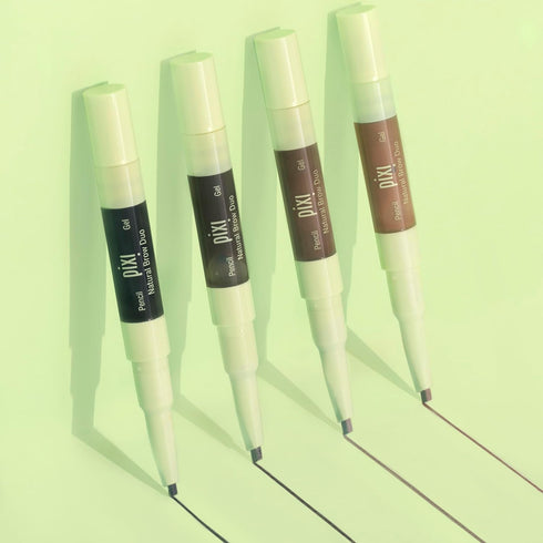 Pixi Natural Brow Duo, Natural Brown, 0.2oz