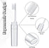 Rtteri 50 Pcs Travel Toothbrush Kit - Bulk Folding Toothbrush with Cover, Portable Travel Size Mini Toothbrush for