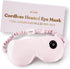 Silk Cordless Heated Eye Mask for Dry Eyes, USB Rechargeable Electric Eye Mask for Blepharitis and Stye - Pink