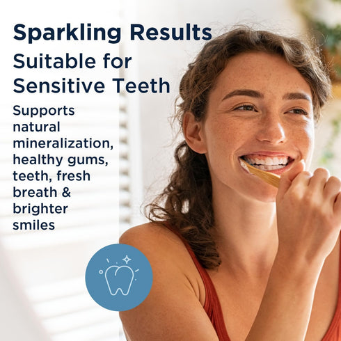 Designs for Health PerioBiotic Silver Hydroxyapatite Toothpaste - Fluoride Free Toothpaste with Oral Probiotics, Suitable for Sensitive Teeth - Supports Gum Health & Natural Remineralization (4oz)