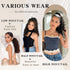 Ponytail Extension, Curly Drawstring Ponytail for Women, 18 Inch Natural Fluffy Synthetic Hairpiece