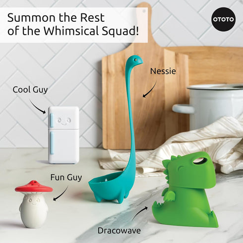 OTOTO NEW Dracowave Microwave Cleaner - Dragon Microwave Steam Cleaner, Cleans Grime in Minutes with Water and Vinegar