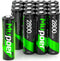 Mupoer Rechargeable AA Batteries 16 Pack, Ni-MH 2800mAh Rechargeable 2A Battery, Pre-Charged Double