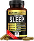 4-in-1 Sleep Aid (120 Caps) with Apigenin 50mg, Magnesium Glycinate 200mg, L Theanine 250mg & Valerian Root