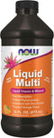 NOW Foods Liquid Multi Supplements, Tropical Orange Flavor, Fast Absorption, 16-Ounce