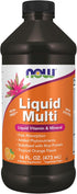 NOW Foods Liquid Multi Supplements, Tropical Orange Flavor, Fast Absorption, 16-Ounce
