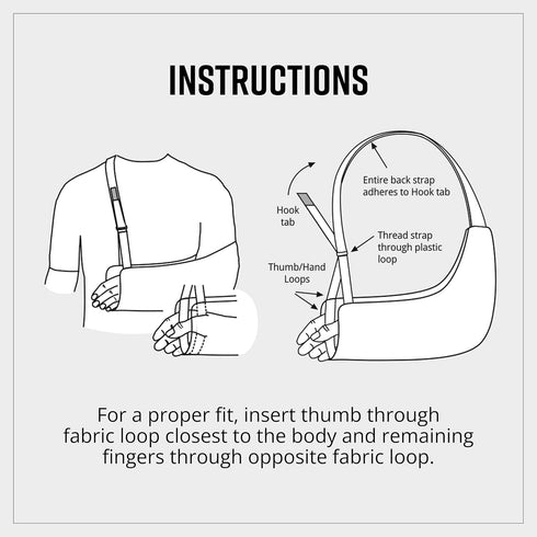 Brownmed - Joslin Sling Ultimate Arm Sling for Men & Women, Child/Small Adult