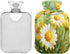 miaozhen Daisy Flower Oil Painting hot Waterbottle with Soft Cover 2L hotwater Bag