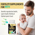 Fertility Supplements for Men, 90 Capsules with Maca Root, Zinc & Folate for Optimal Sperm Health