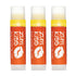 Indigo Wild Zum Kiss Stick, Natural Lip Balm with Organic Beeswax, Tangerine Flavor, 3 Pack