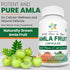 AMLA Capsules - 1000mg per Serving, 120 Veg Capsules - Natural Vitamin C & Antioxidants, Raw Whole Superfood