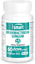 Supersmart Bifidobacterium Longum - 6 Billion CFU Probiotics & Prebiotics Supplement, Non-GMO & Gluten Free - 60 DR