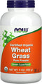 NOW Supplements Organic Non-GMO Wheat Grass Powder, Green Superfood, 9-Ounce