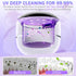 qiunhang 45kHz 210ml 4 Ultrasonic Dental Cleaner For Aligners, Night Guards, Dentures, Mouth Guards, Braces, Toothbrush