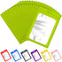 100 Pcs Resealable Mylar Bags with Clear Window, Foil Pouch Zipper Bags for Food Storage Supplies (7.08x10.24 inches,