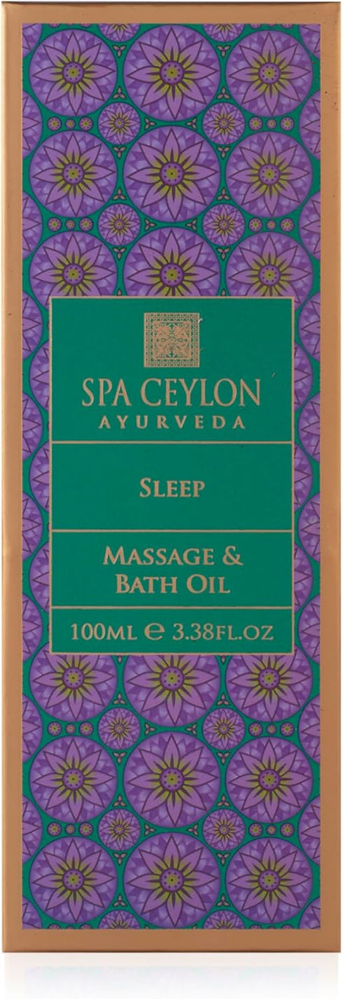 SPA CEYLON SLEEP Massage & Bath Oil, Natural Therapy Blend for Relaxation and Ayurveda
