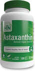 Health Thru Nutrition Astaxanthin Triple Strength - 120 Softgels, 12mg AstaZine from Algae for Skin and Vision Support