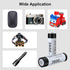 18650 Rechargeable Battery 3600mAh Button Top 4 Pack 3.7V 18650 Batteries for Flashlights Headlamps